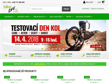 Tablet Screenshot of bike-life.cz